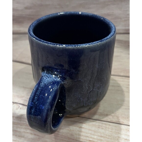 Belltower Blue and white tri-tone mug, stamp of Tennessee’s tri-star emblem - Picture 3 of 5